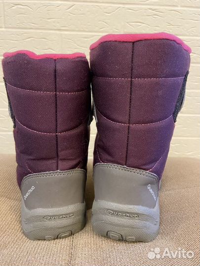 Зимние ботинки для девочки р-р32 Decathlon