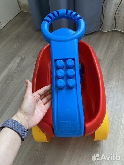 Mega Bloks тележка+Слон+конструктор 86 шт