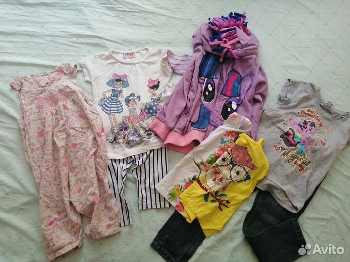 Вещи пакетами для девочек и мальчиков