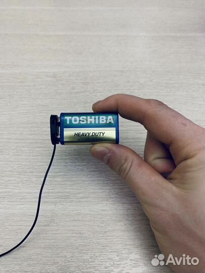 Микронаушник магнитный с кнопкой-пищалкой