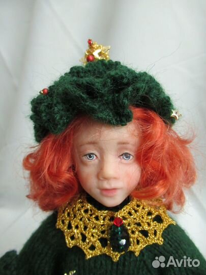 Интерьерная игрушка - девочка-елка