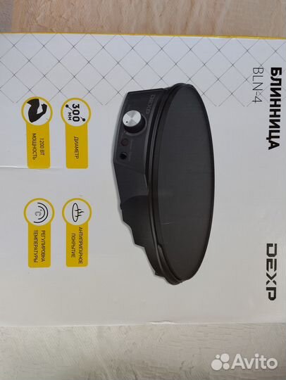 Блинница dexp BLN-4 черная новая