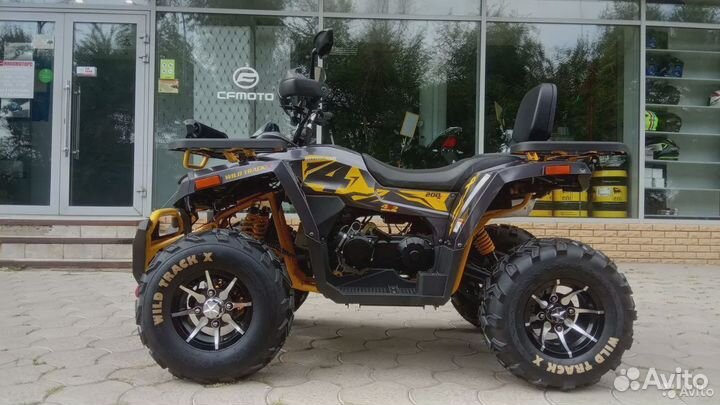 Квадроцикл Motoland Wild Track X 200 PRO с лебедко