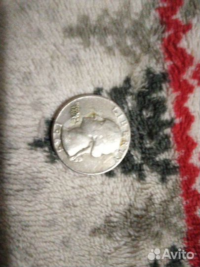 Quarter dollar лысый