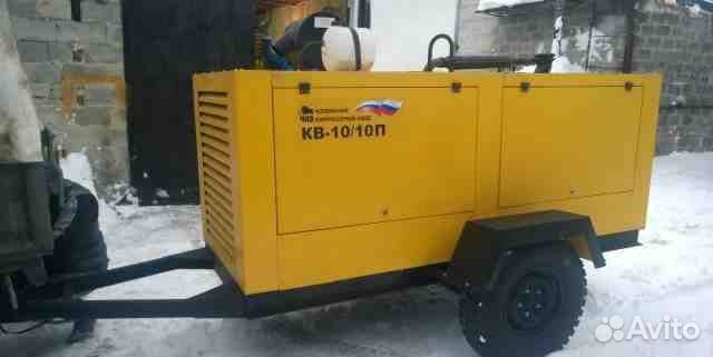Компрессор винтовой дизельный кв10/10 10м3 10атм
