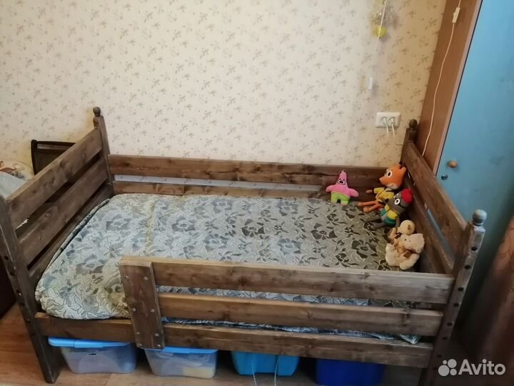 Детская кровать от 3 лет с матрасом 160