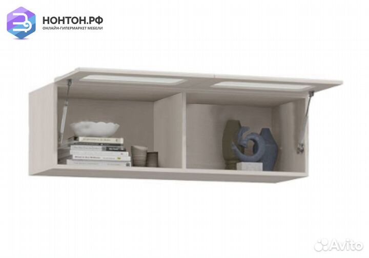 Витрина Эколь 3 сандал светлый