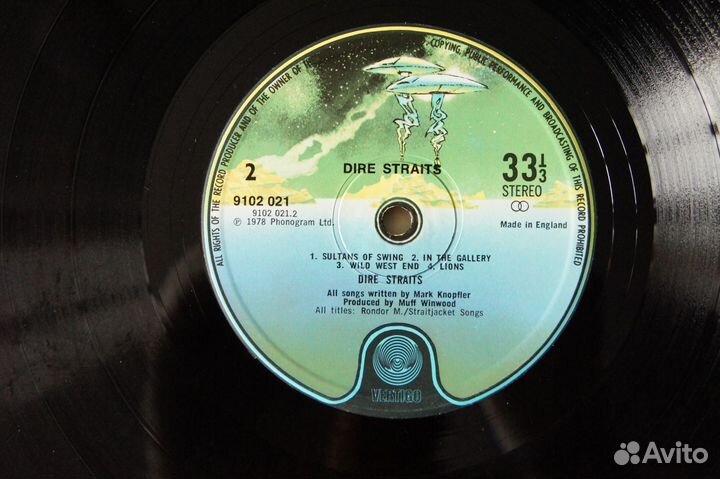 Dire Straits UK-1978-LP английское издание