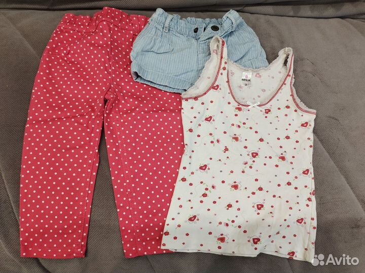 Пакет фирменных вещей на девочку