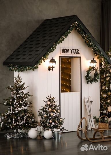 Декоративный домик декор для фотостудии