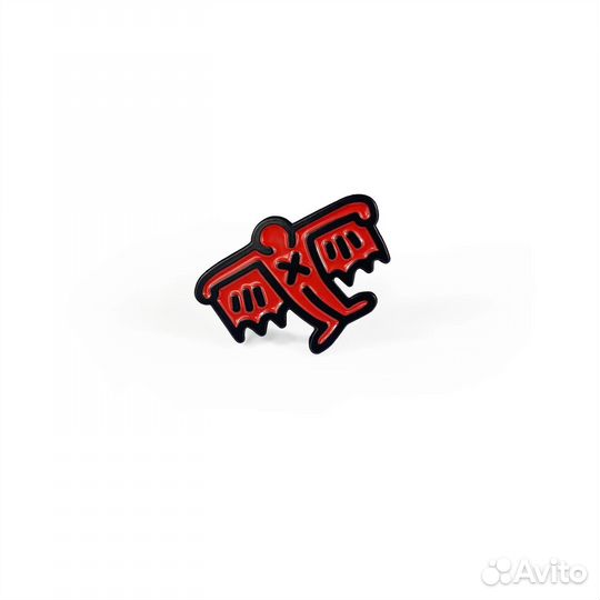 Значек Little Pins. Keith Haring - Bat Demon