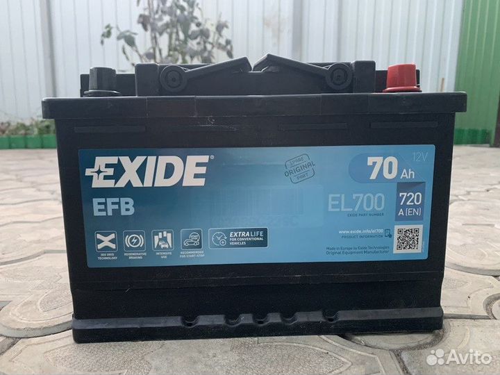 Аккумулятор автомобильный Exide