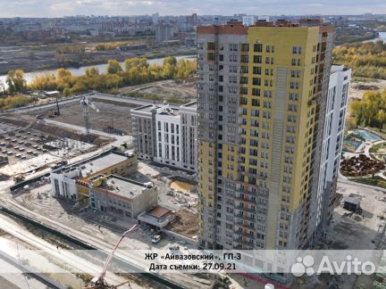 Ход строительства ЖР «Айвазовский City» 3 квартал 2021
