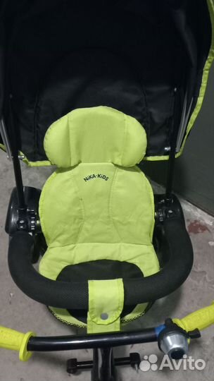 Велосипед коляска с ручкой