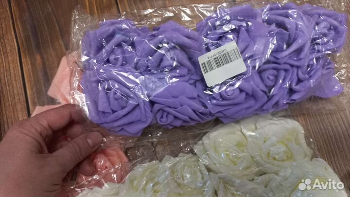 Розы/цветы из фоамирана ассорти/декор/букет