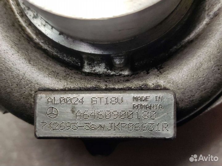 Турбина mercedes C200 CDI 2,2(W203)