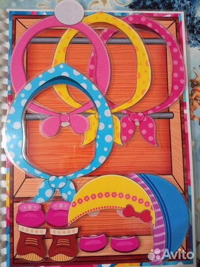 Игры на липучках Маша и Медведь