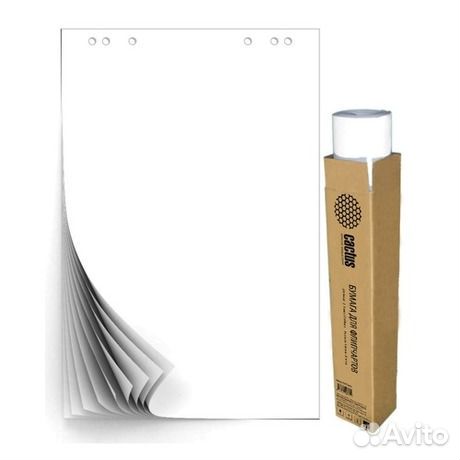 Бумага в клетку для флипчартов Cactus CS-PFC20S-5