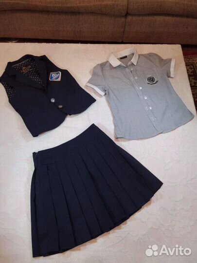 Школьная форма синего цвета Gulliver,122-152