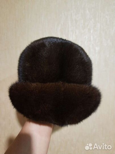 Шапка норковая женская