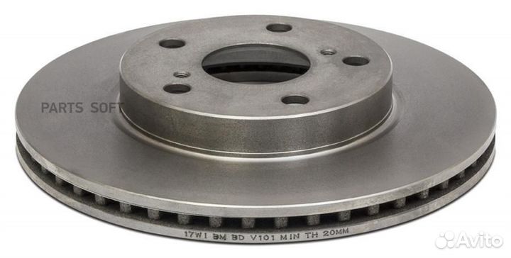 BM-motorsport BDV101 Диск тормозной передний венти