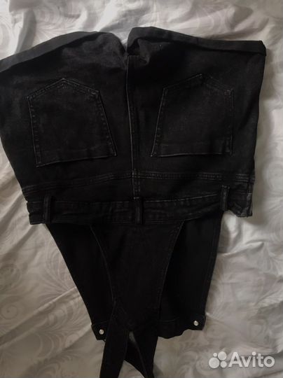 Джинсовый комбинезон