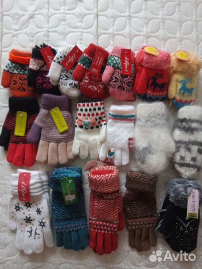 Перчатки детские для девочек