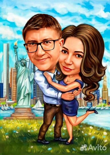 Шаржи и карикатуры на заказ по фото