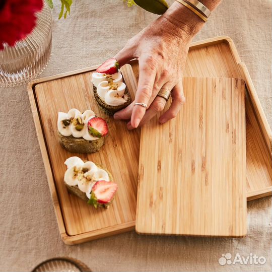 Разделочная доска поднос IKEA икеа хэгсма