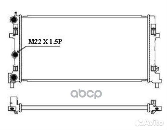 Радиатор VAG polo 10/ fabia 10/roomster 06- 3