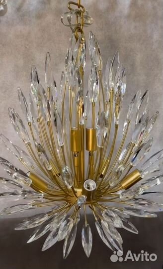 Люстра хрустальная новая