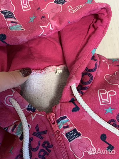 Теплая кофта для девочки