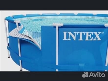 Каркасный бассейн intex бу
