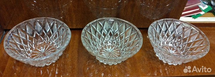 Хрусталь вазы бокалы рюмки