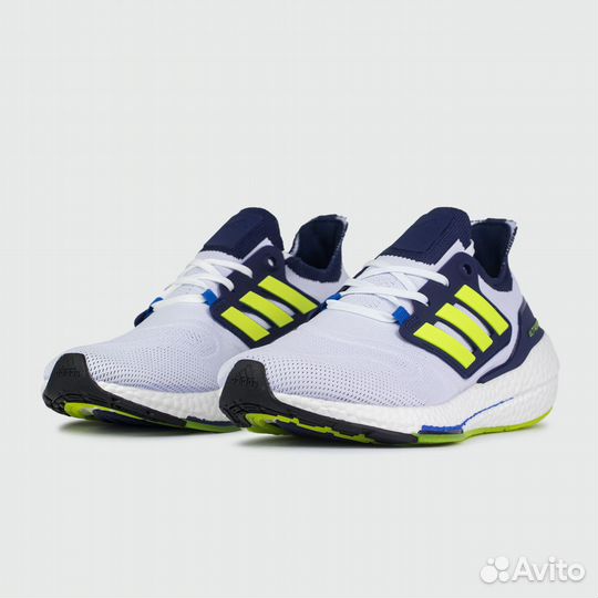 Кроссовки Adidas Ultraboost 22 White / Blue / Yell