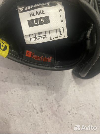 Мотоперчатки shima black