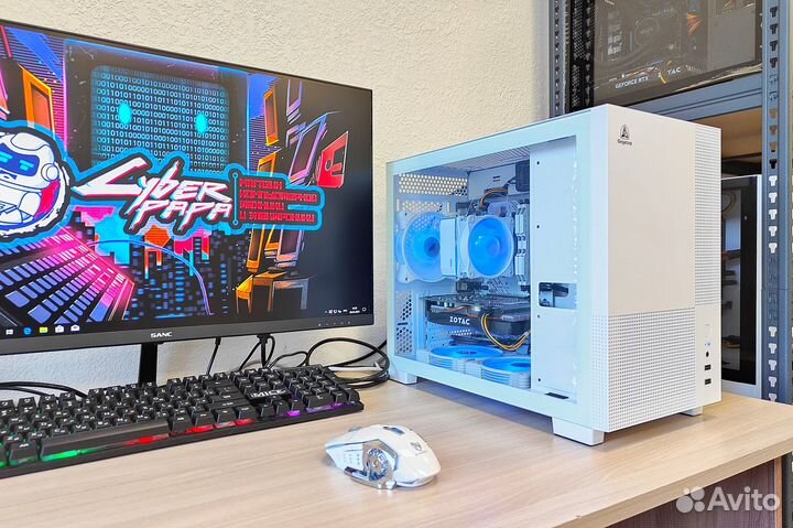Мощный игровой компьютер i3 12100F + GTX 1660s