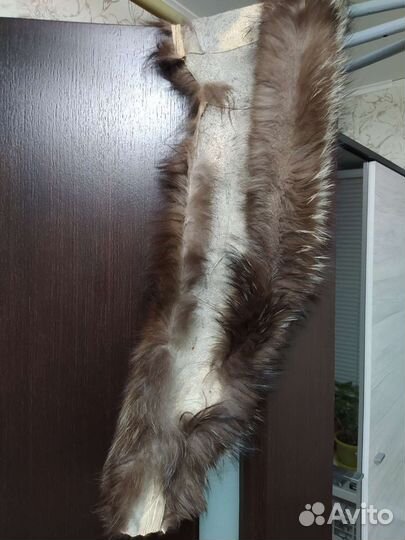 Воротник из чернобурой лисы 107см