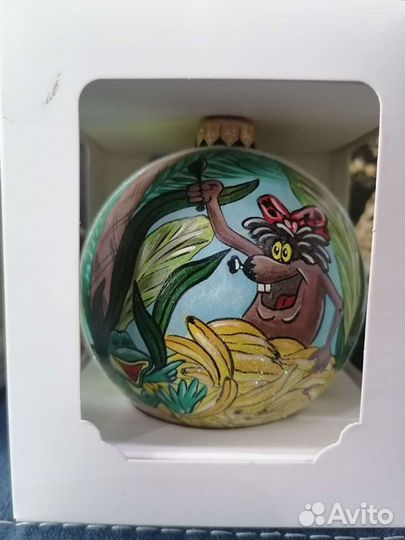 Елочные игрушки. Шар, стекло