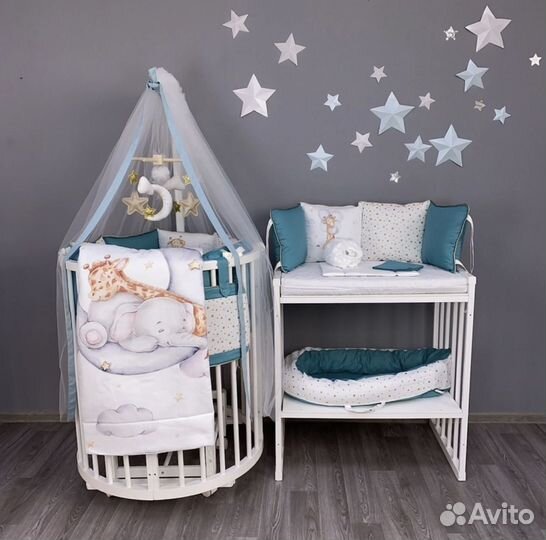 Детская кроватка трансформер 8 в 1