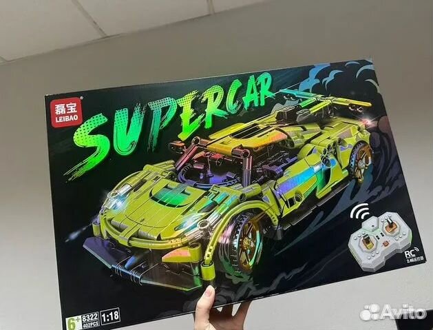 Машина Лего на пульте управления Новая