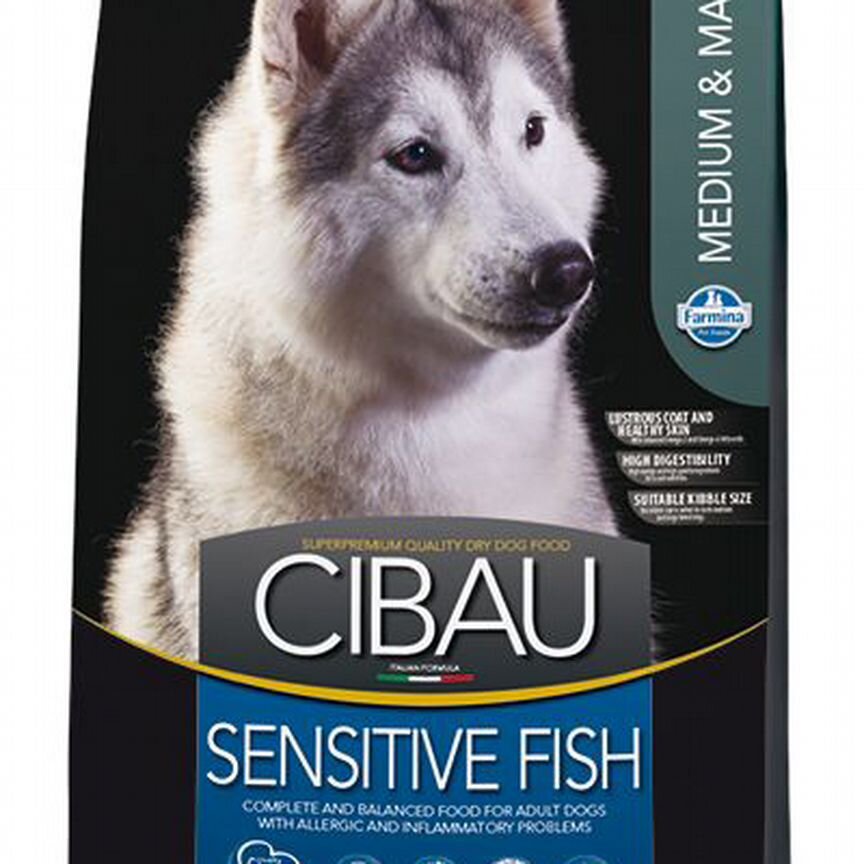 Farmina Cibau Sensitive Fish для собак 2,5 кг