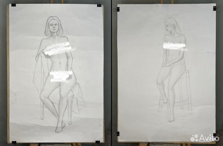 Академический рисунок портрет