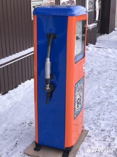 Колонка АЗС винтажная.интерьер,стиль