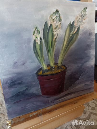 Картина маслом цветы