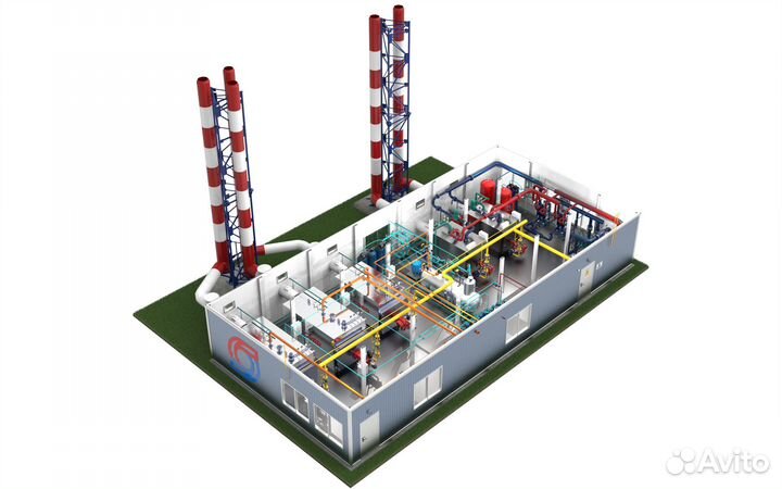 Блочно-модульная пароводогрейная котельная ECO-PAR