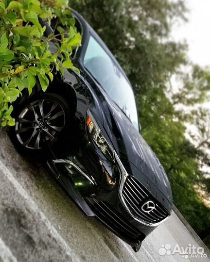 Клыки переднего бампера на Mazda 6 GJ (2015г)