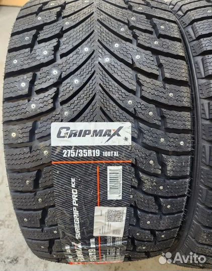 Gripmax SureGrip Pro Ice 245/40 R19 и 275/35 R19 100T