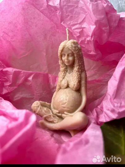 Ароматическая свеча ручной работы