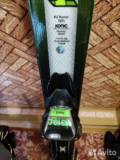 Горные лыжи K2 konic 78 Ti, 170см